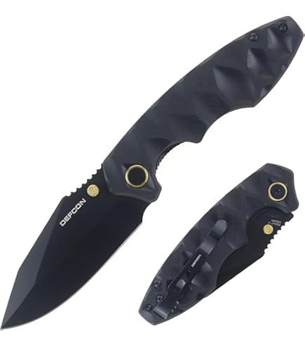 Amazon.com : DEFCON JK Series Titanium Handle M390 Blade Folding